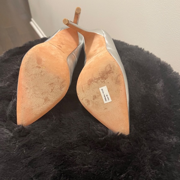 Marciano silver leather stilettos - Picture 4 of 4